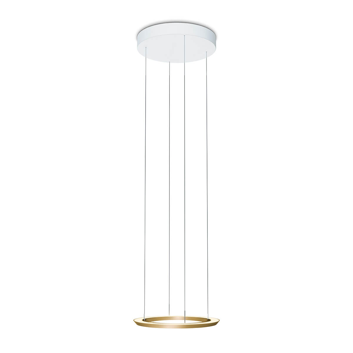 Oligo Yano LED Pendelleuchte, Bronze, Baldachin: weiß matt