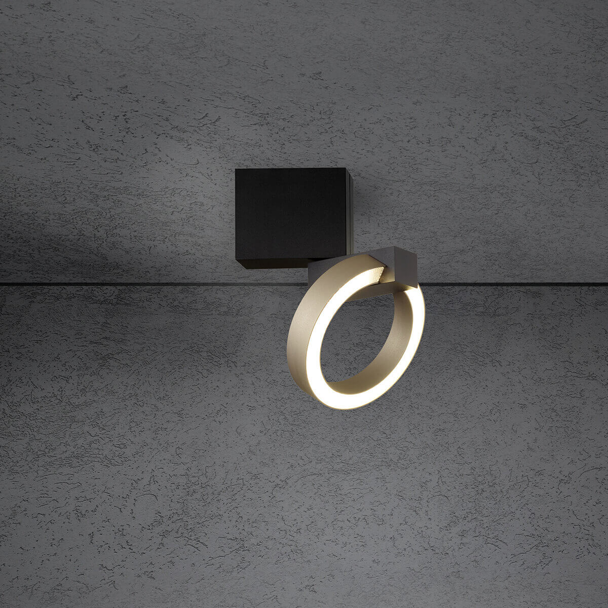 schwarz / taupe eloxal