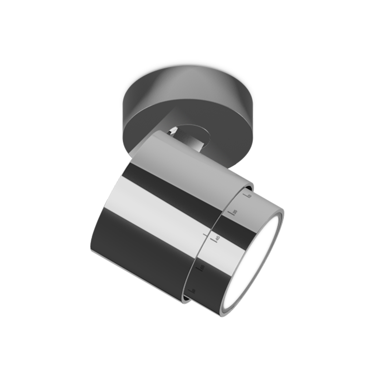 Occhio lui pico up Zoom LED Wand- / Deckenleuchte, 2700 K, Chrom lui pico up Zoom LED Wand- / Deckenleuchte, 2700 K