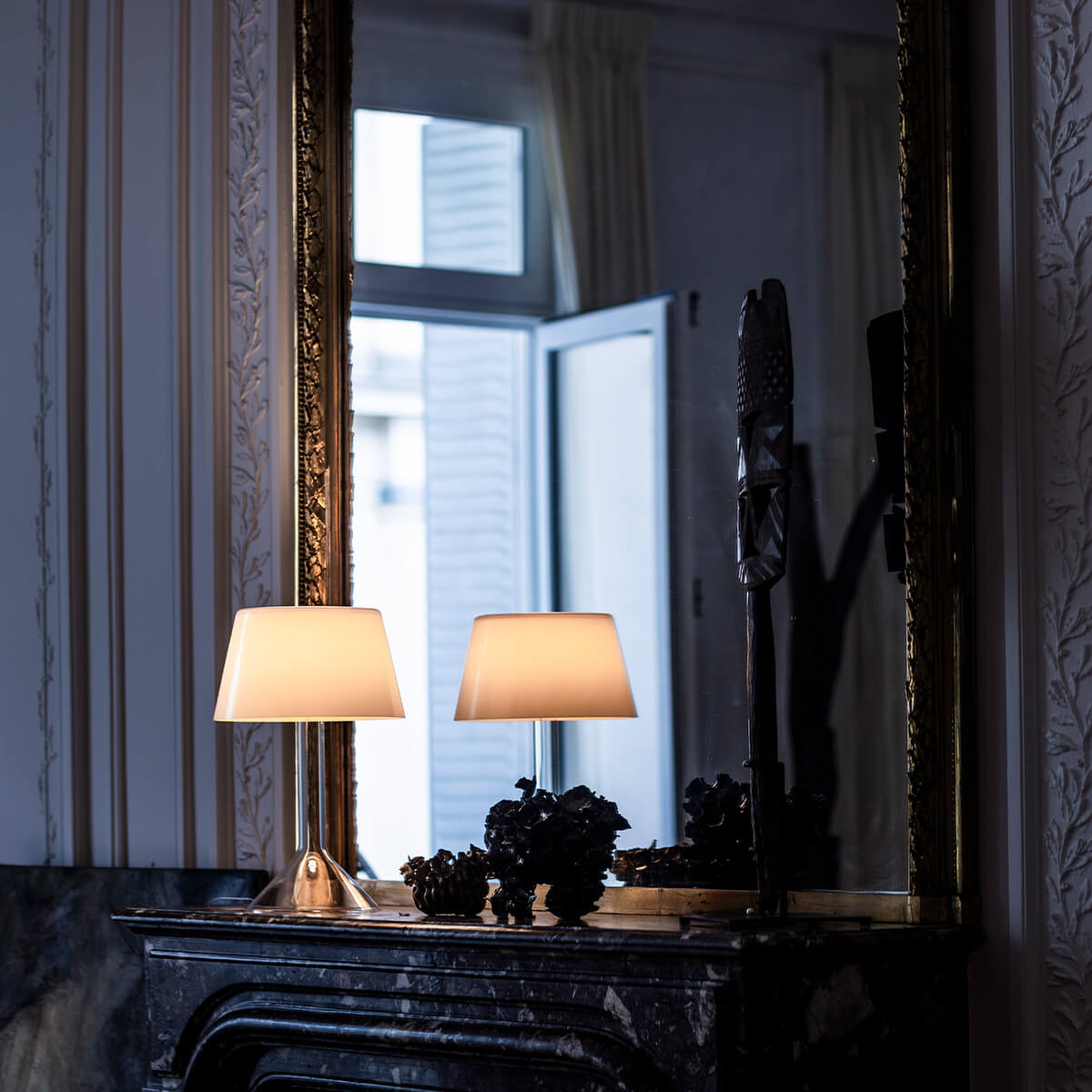 Foscarini Chapeaux V LED Tavolo, bianco caldo (warmweiß)