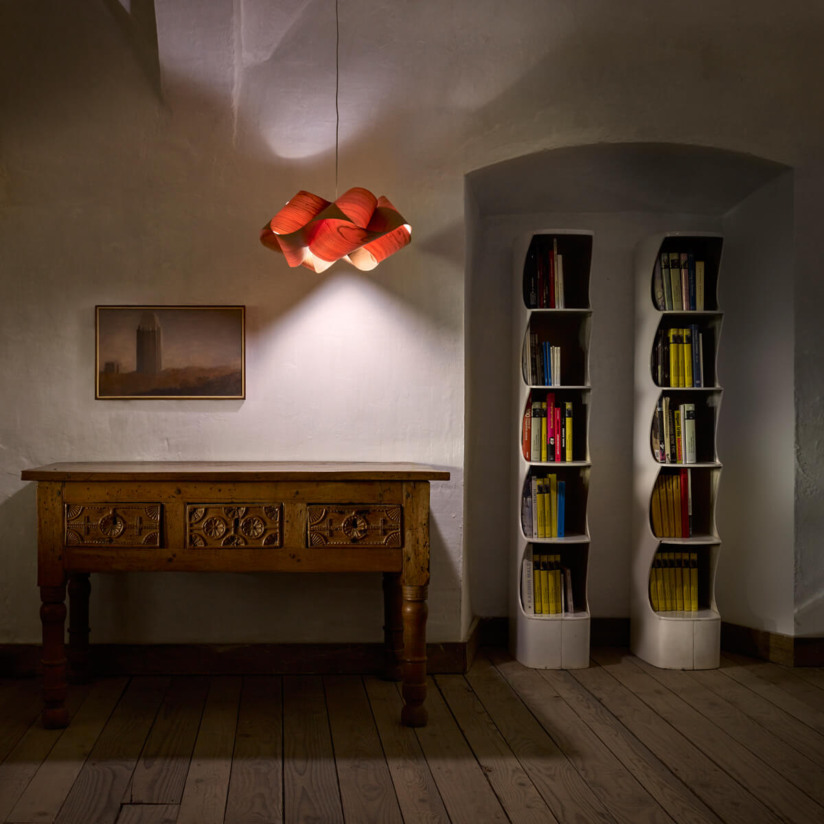 LZF Lamps Swirl Small Pendelleuchte, Kirsche