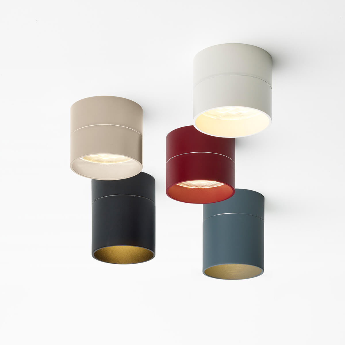 Oligo Tudor S LED Deckenleuchte und Tudor M LED Deckenleuchte, verschiedene Ausführungen