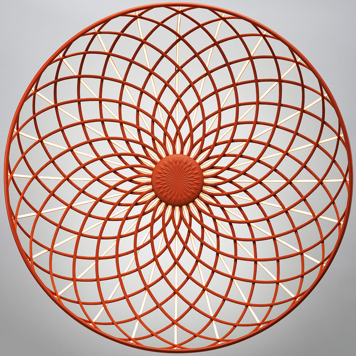 Flos Skynest LED Pendelleuchte, ziegelrot