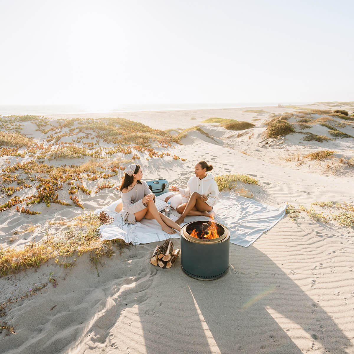 Solo Stove Bonfire 2.0 Feuerschale mit Standfuß, Water (blau)