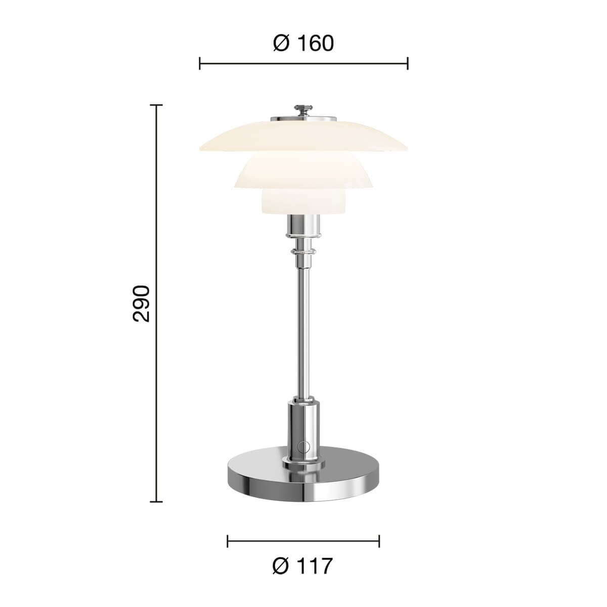 PH 1/1 Portable LED Akkuleuchte