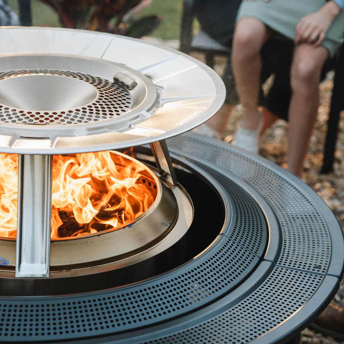 Solo Stove Surround Large Feuerschalentisch, Stahl pulverbeschichtet (Feuerschale und Hub nicht inbegriffen)