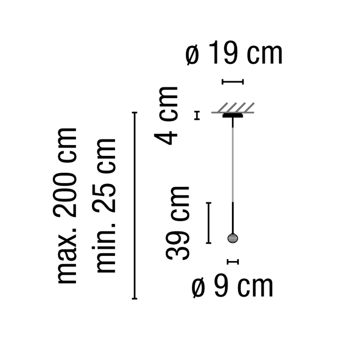 Vibia Algorithm 0820 Pendelleuchte
