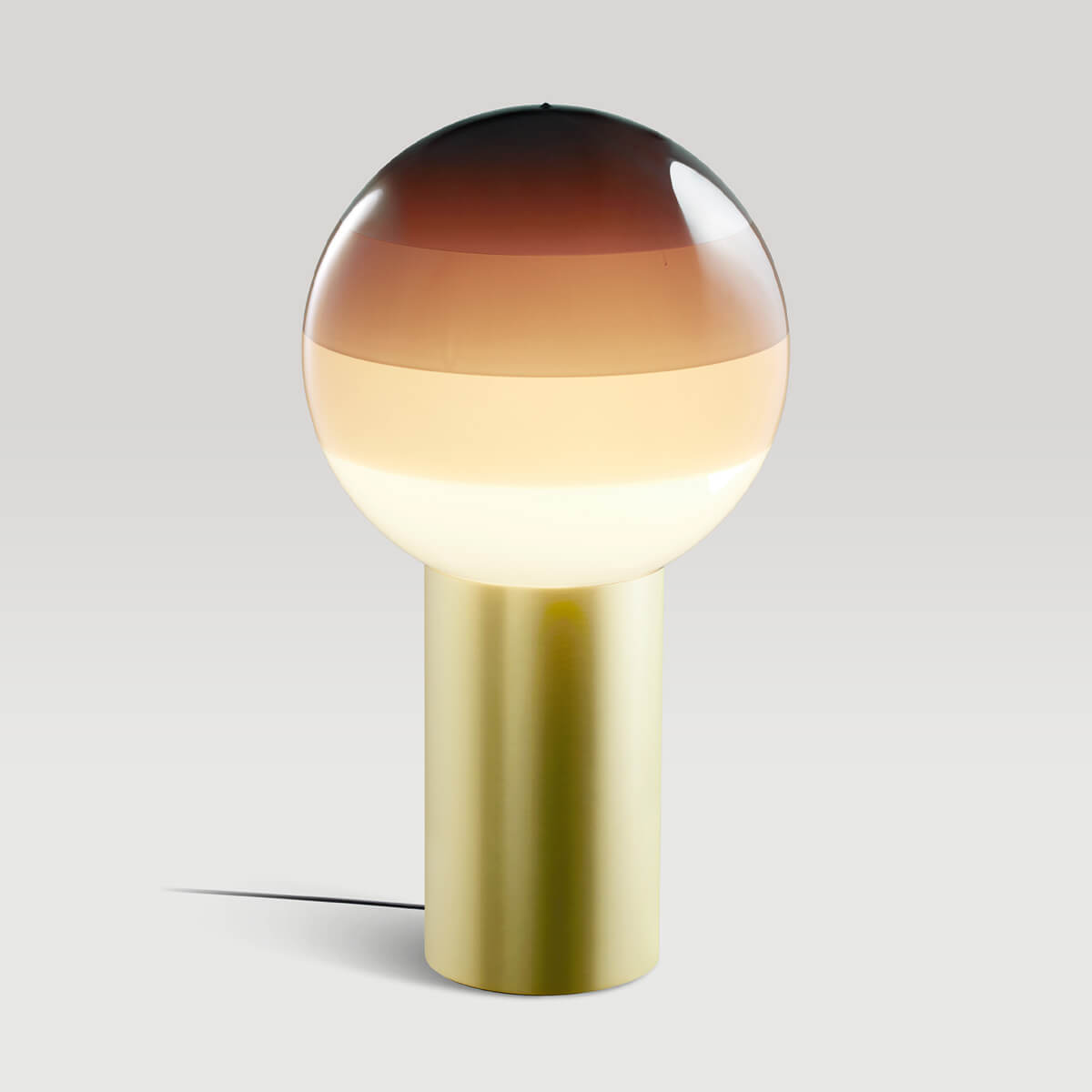 Marset Dipping Light M LED Tischleuchte, Schirm: schokolade