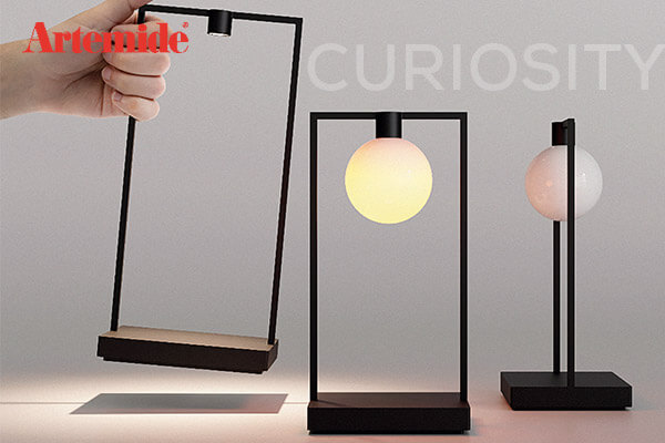 Kategoriebanner Marke Artemide Curiosity Kategoriebanner Marke Artemide Curiosity