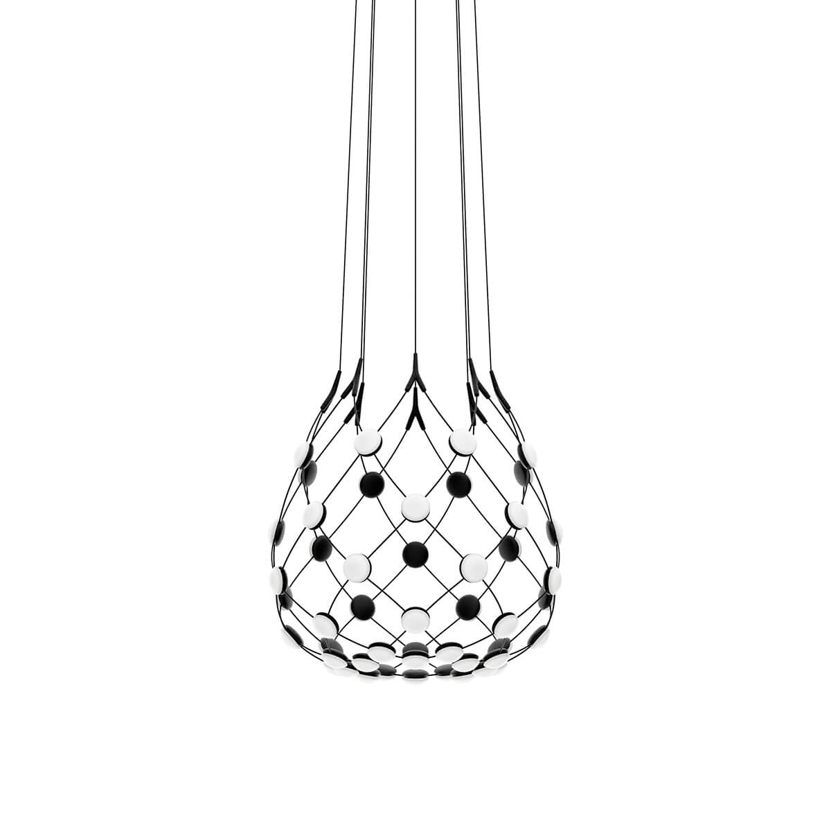 Luceplan Mesh LED Sospensione, mit Casambi, Ø: 55 cm, Kabellänge: 100 cm