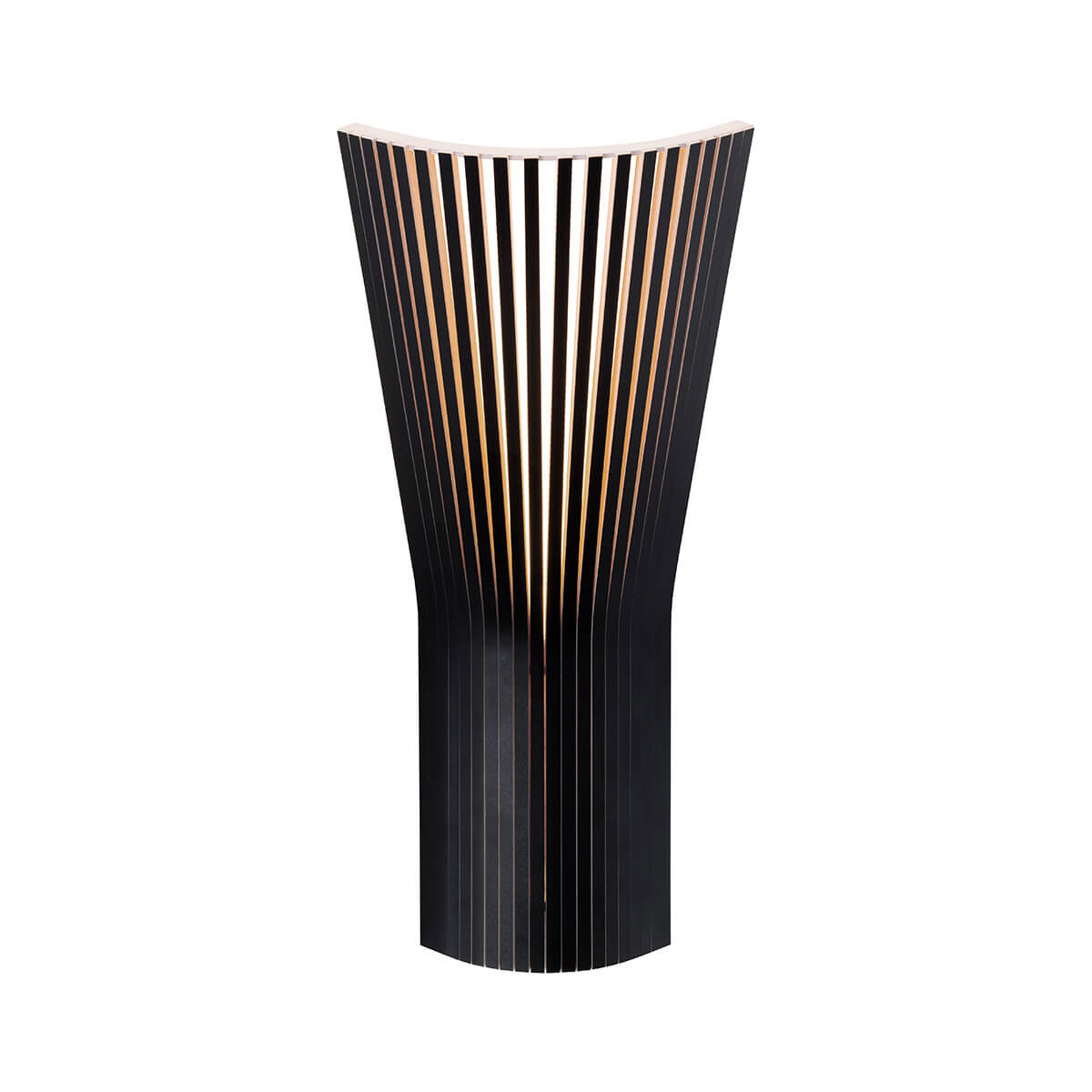 Secto Design Secto Small 4237 Eck- / Wandleuchte, schwarz laminiert