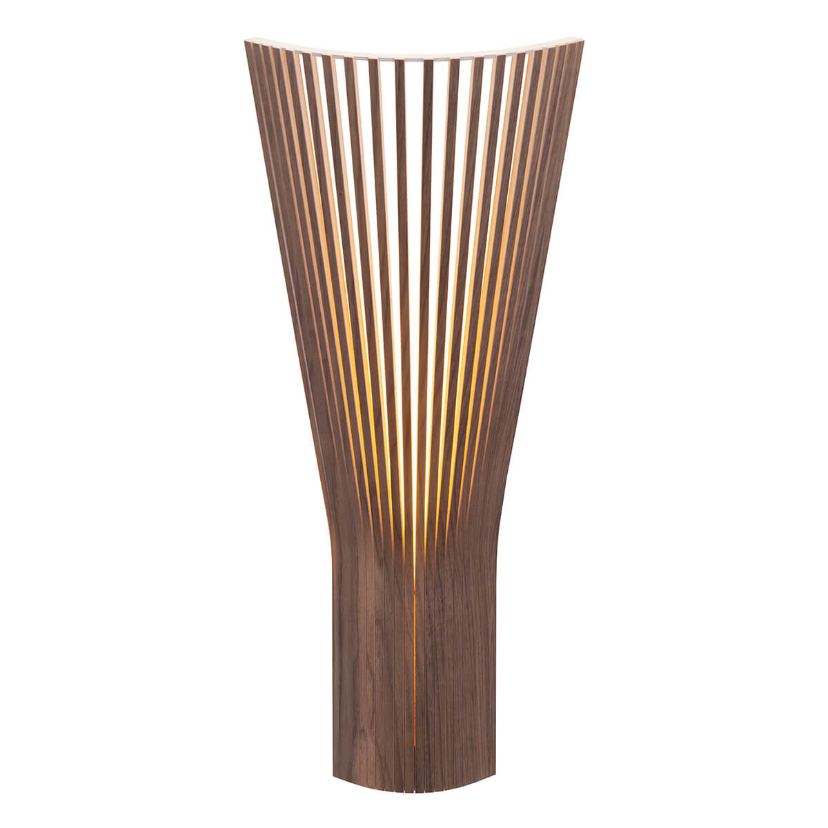 Secto Design Secto 4236 Eck-Wandleuchte, Walnussfunier