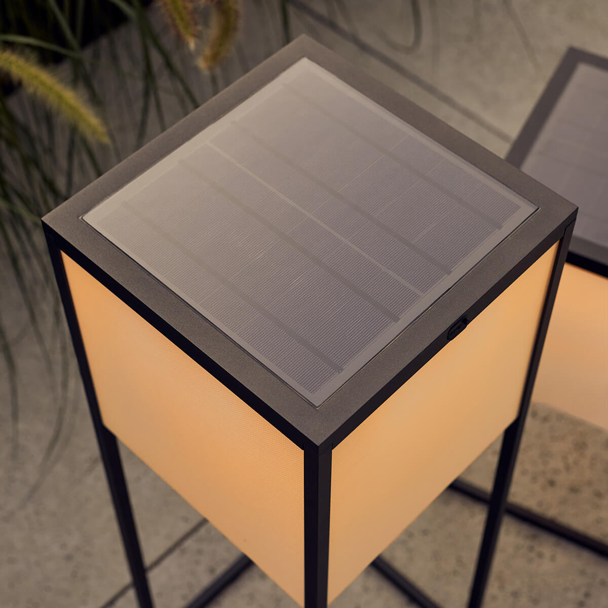 Fil LED Solarleuchte, Dim-to-Amber
