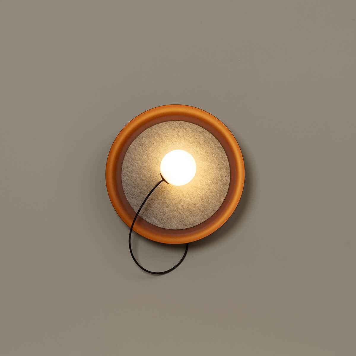 Milan Wire Wandleuchte, Ø: 38,3 cm, Kupfer