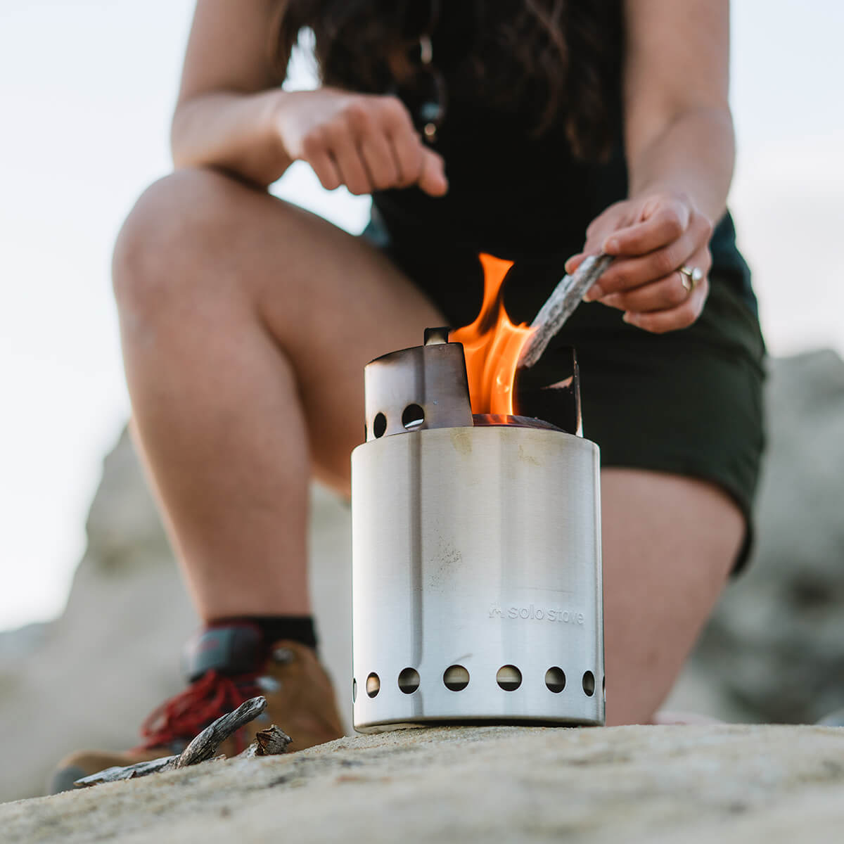Solo Stove Titan Campingkocher, Edelstahl