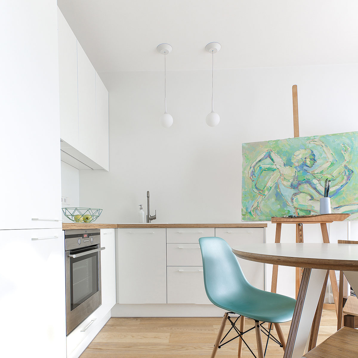 Artemide Design Castore Sospensione, Ø: 14 cm, weiß, Anwendungsbild