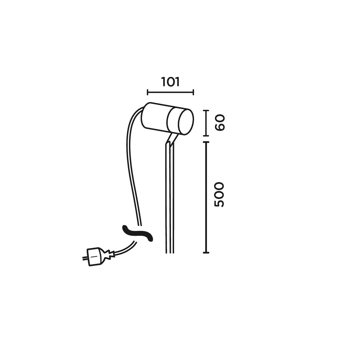 Piek 50 LED Spießstrahler Connect