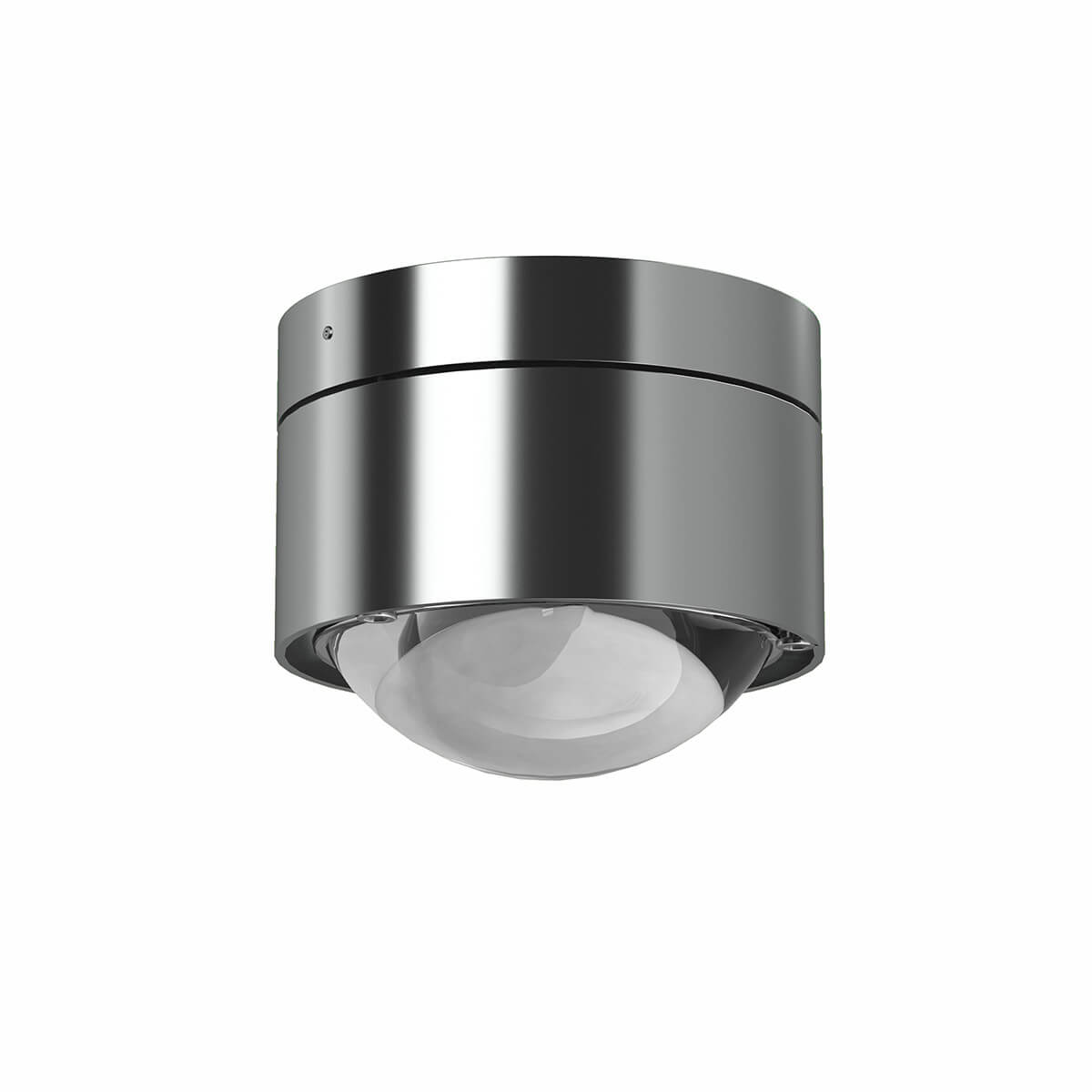 Top Light Puk Mini Plus LED Deckenleuchte, Gehäuse, Chrom matt, mit Linse klar (nicht inbegriffen)