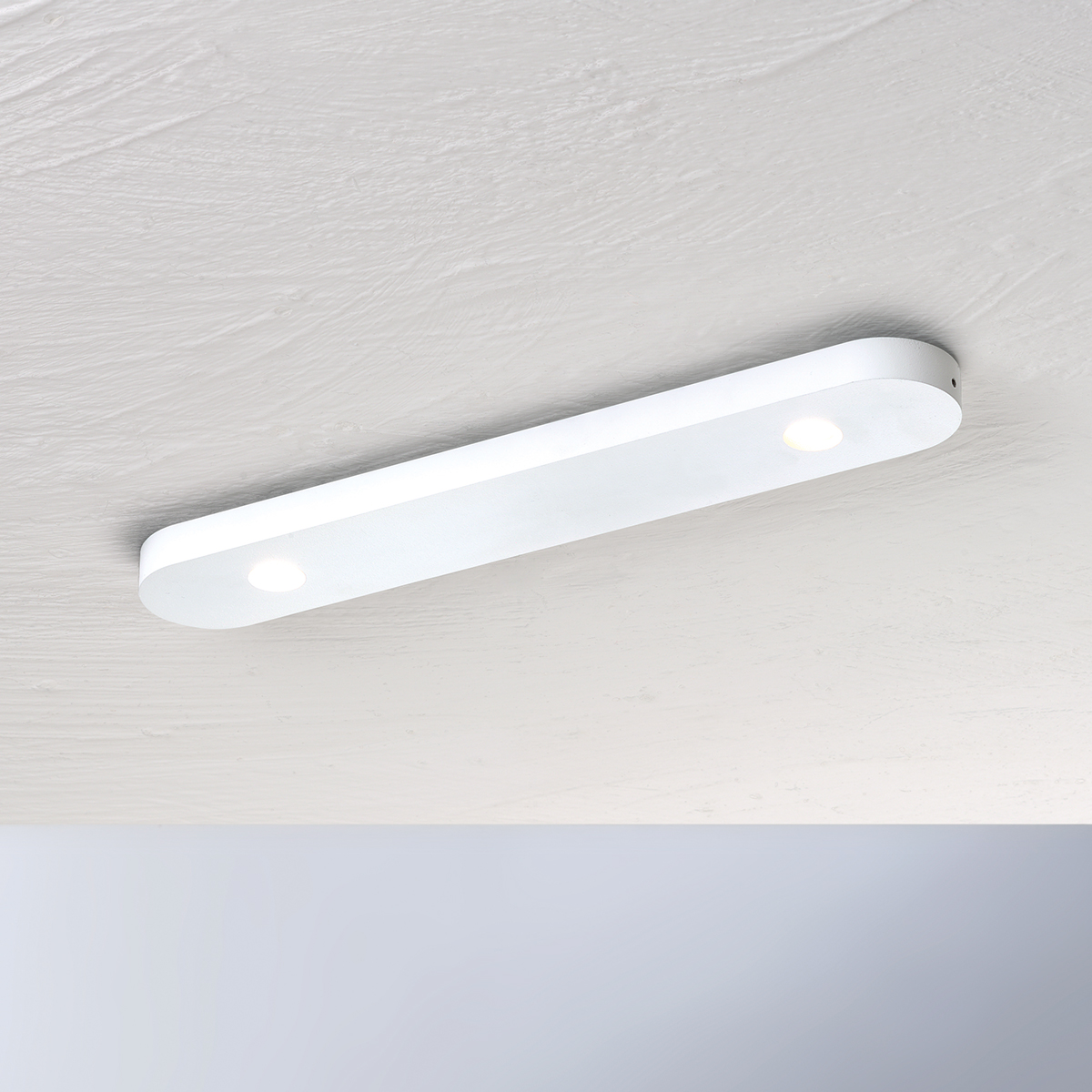 Bopp Close LED Deckenleuchte, 30 x 5 cm, weiß