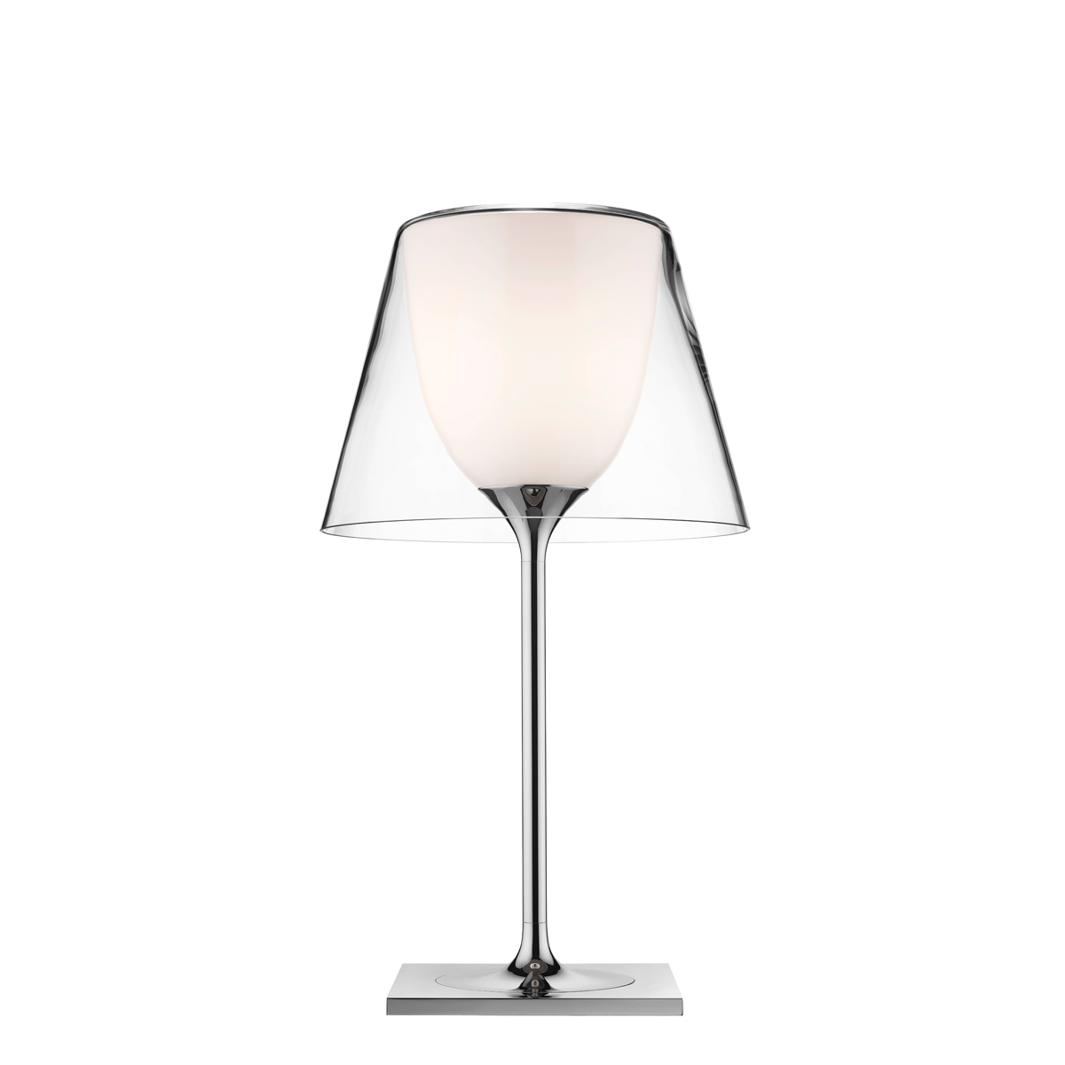 Flos KTribe T1 Tischleuchte, Glas transparent