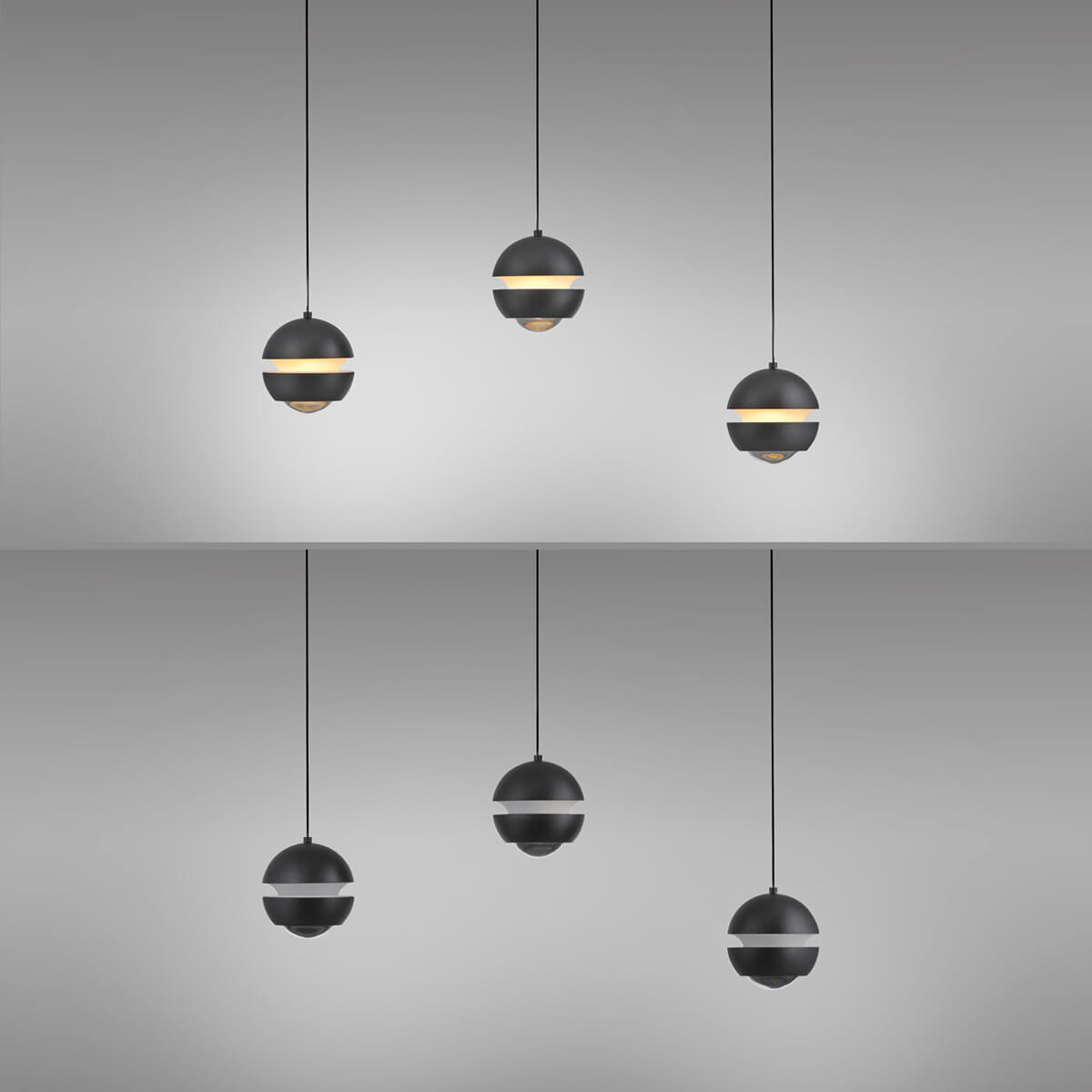 Lini LED Pendelleuchte, 3-flg.