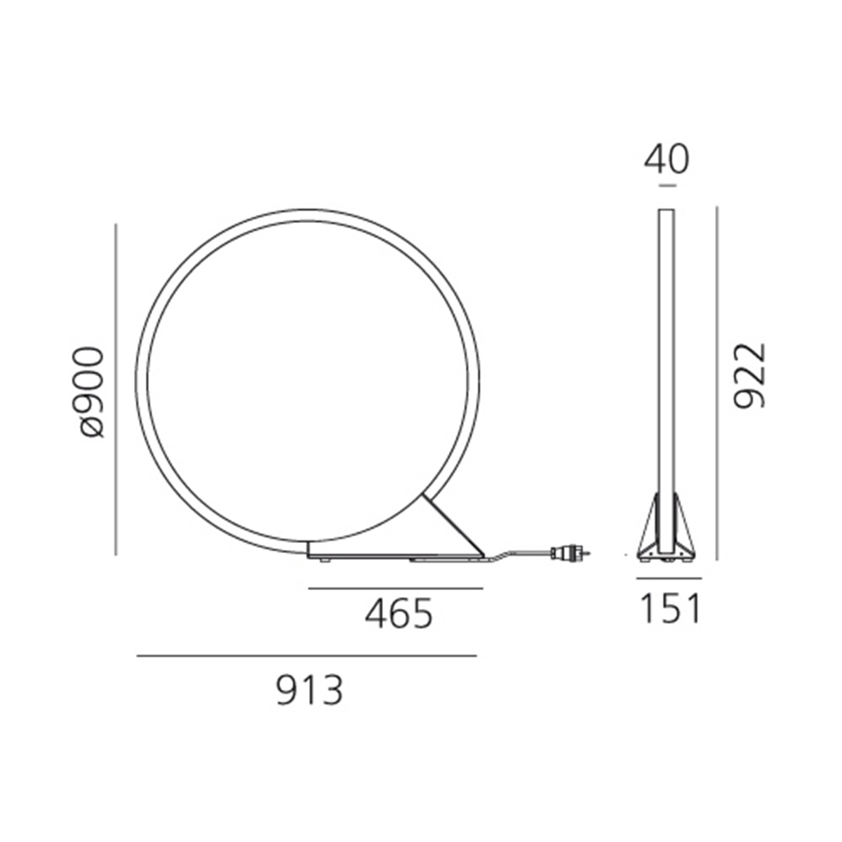 Artemide "O" Indoor LED Terra