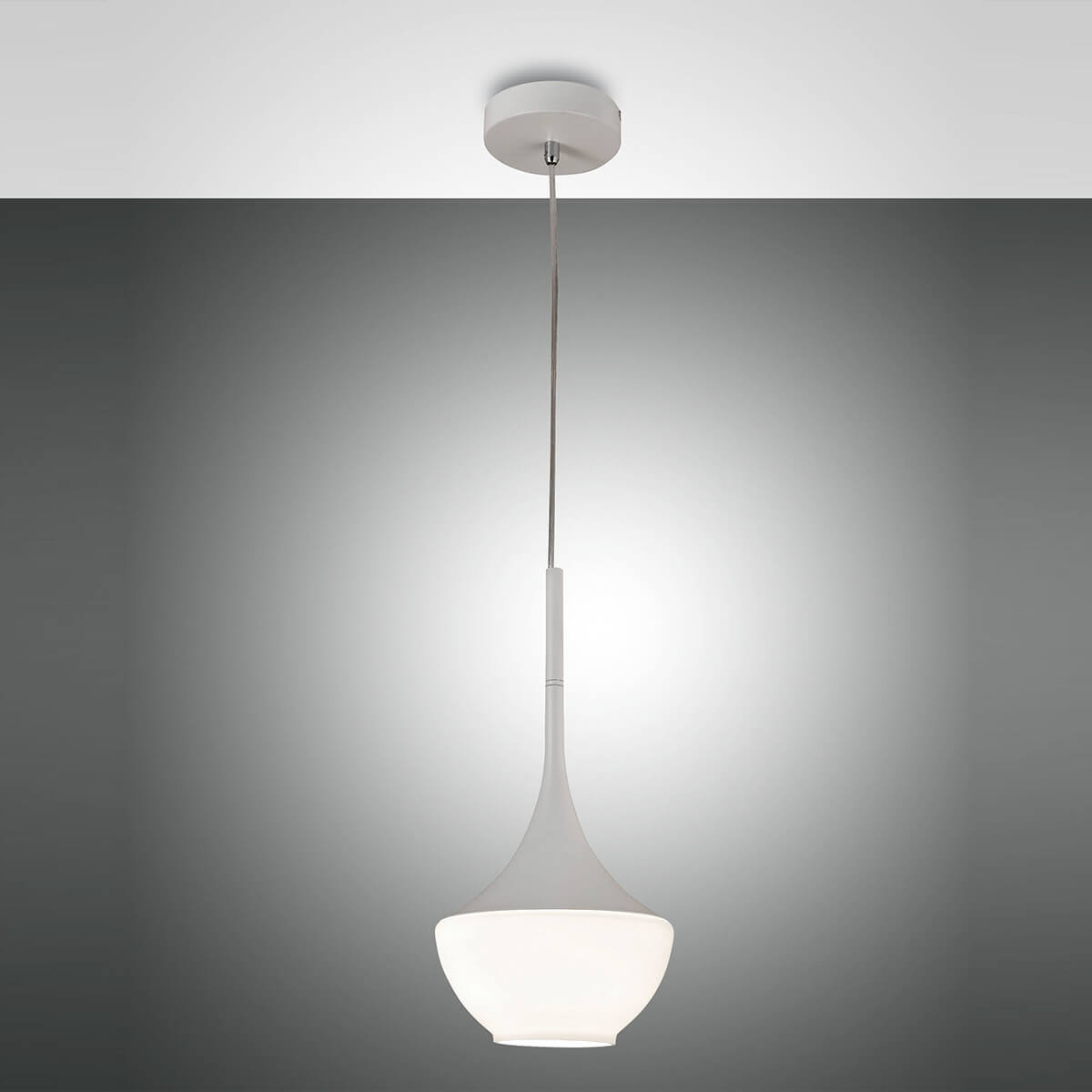 Fabas Luce Apollo Pendelleuchte, weiß