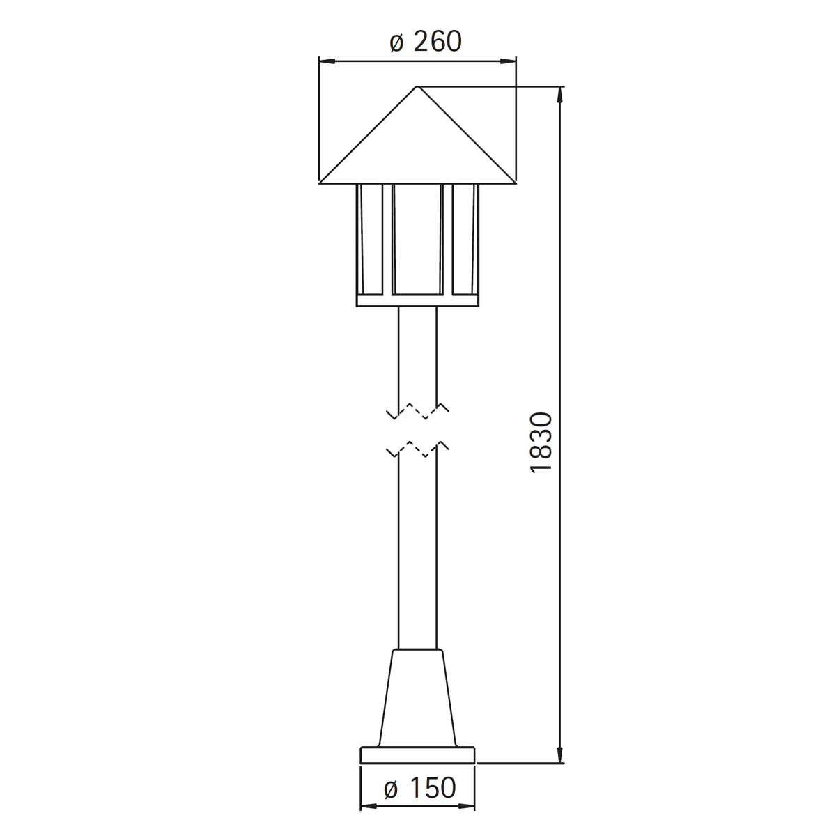 Albert Leuchten 4127 Mastleuchte