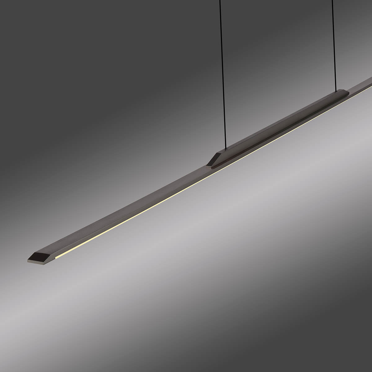 Neuhaus PURE Surface LED Pendelleuchte, Länge: 125 cm, grau