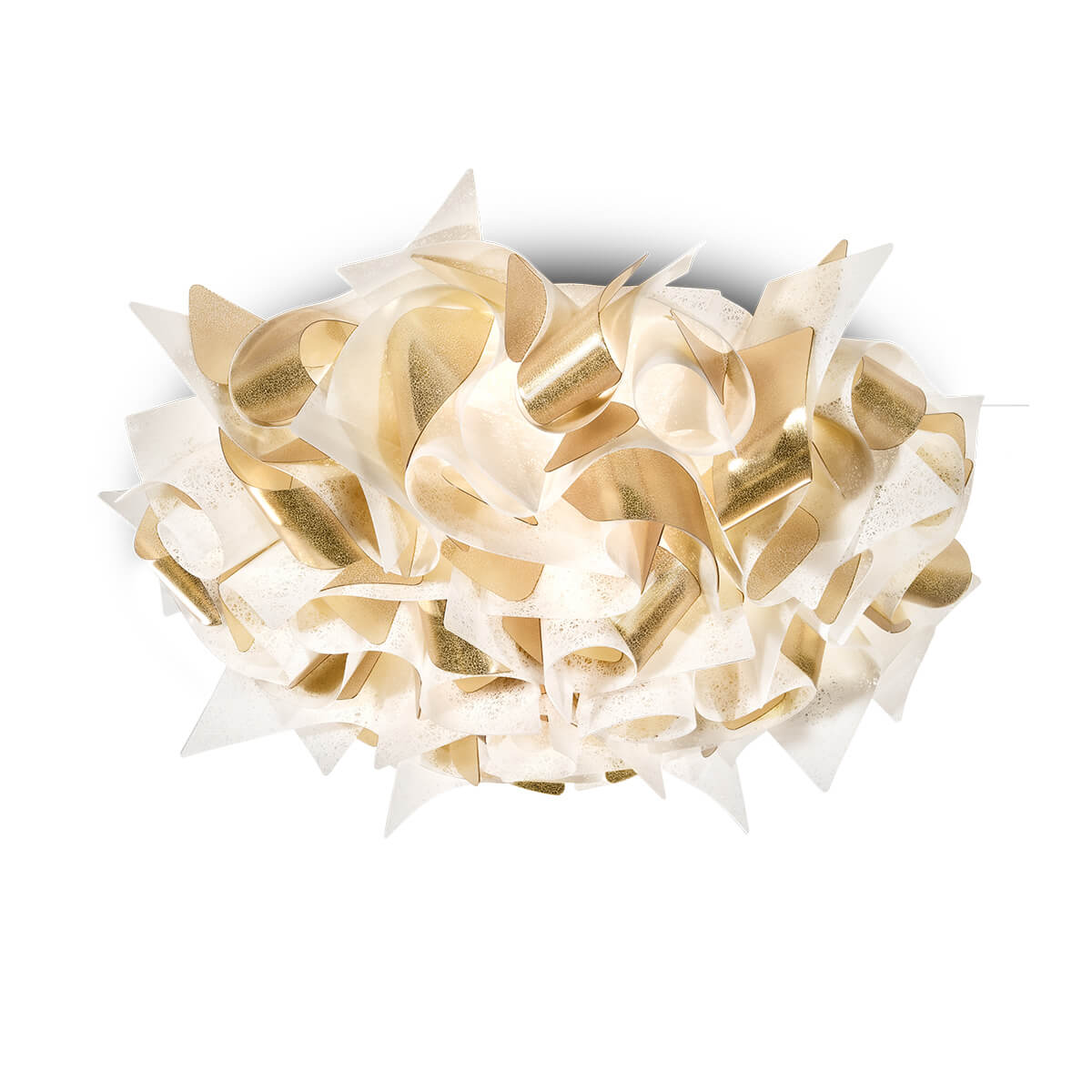 Slamp Veli Aurea Ceiling / Wall, medium, weiß / Gold