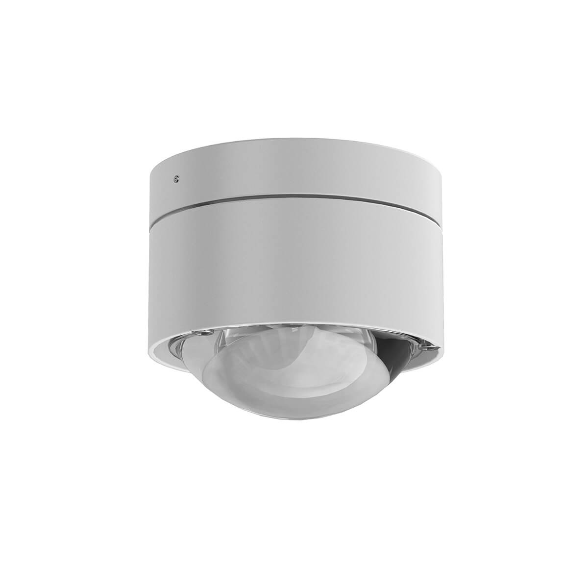 Top Light Puk Mini Plus LED Deckenleuchte, Gehäuse, weiß matt, mit Linse klar (nicht inbegriffen)