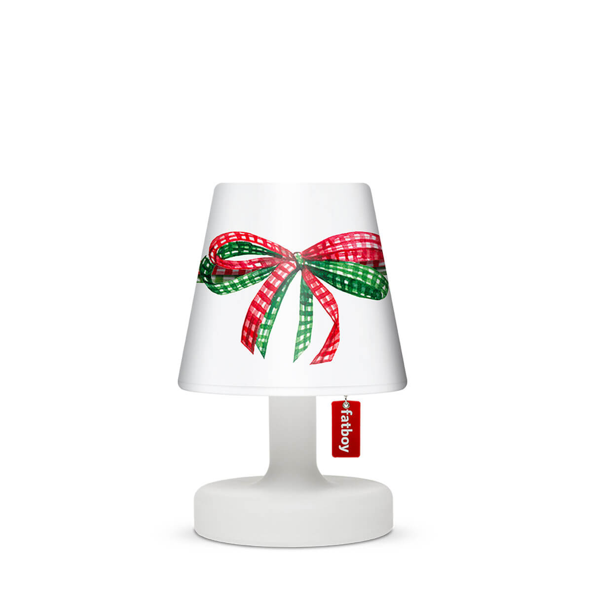 Fatboy Edison the Petit LED Akkuleuchte mit X-mas Cooper Cappie Bow Wow, weiß / mehrfarbig Edison the Petit LED Akkuleuchte mit X-mas Cooper Cappie Bow Wow