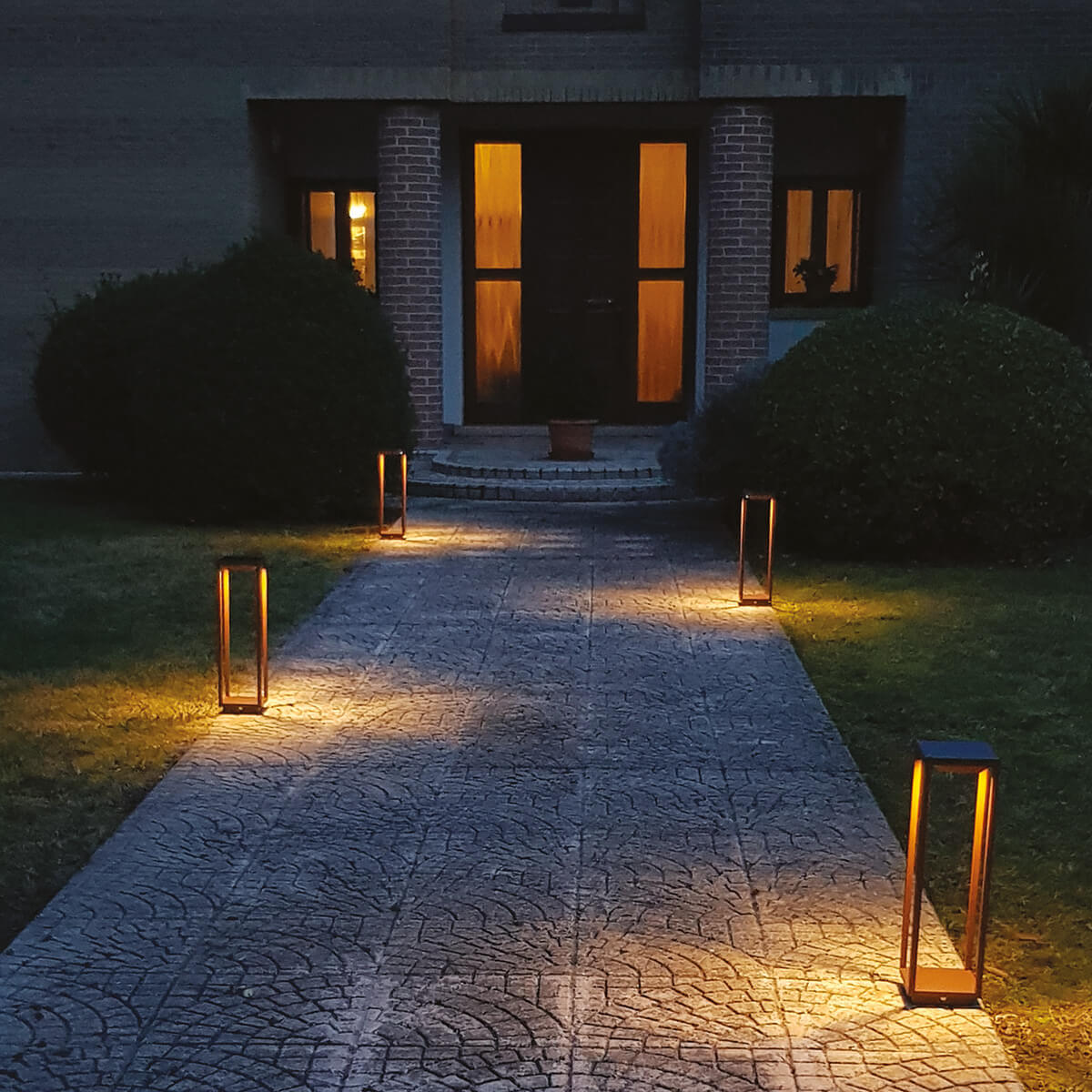 Zafferano AiLati Home Solar LED Solarleuchte, Corten