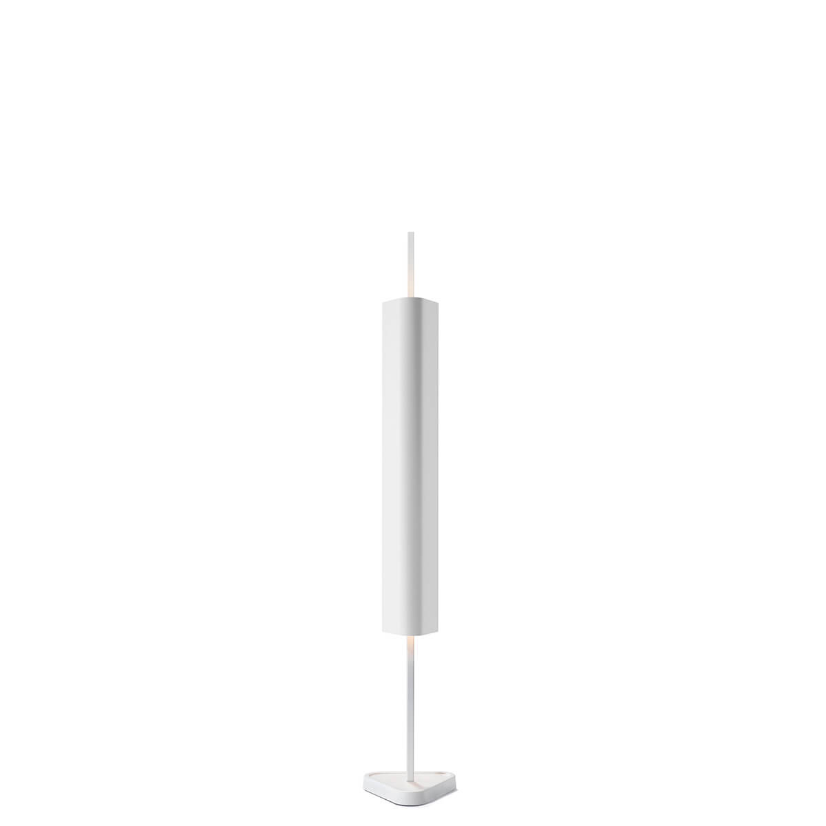 Flos EMI LED Tischleuchte, all off-white (weiß) (eingeschaltet)