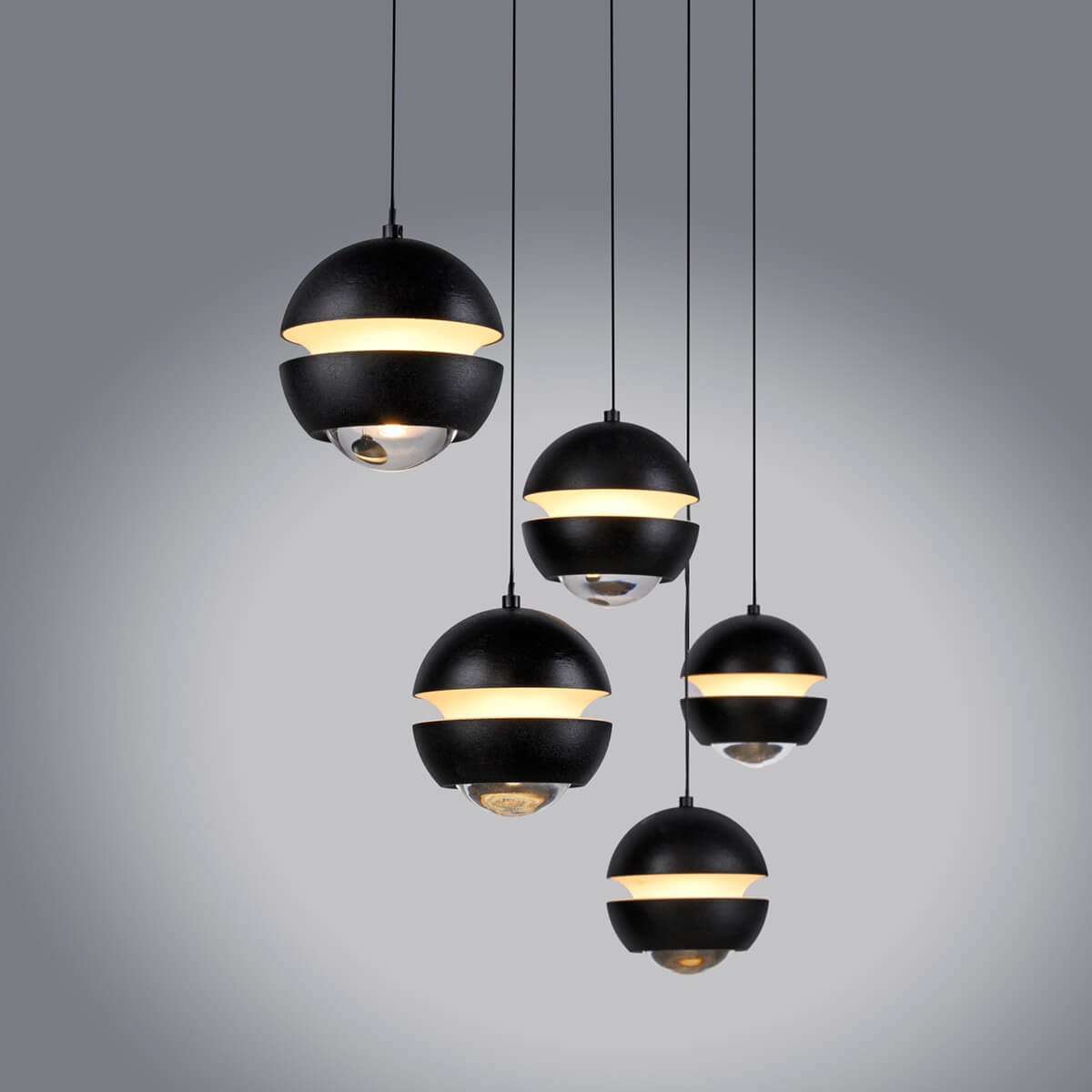 Lini LED Pendelleuchte, 5-flg.