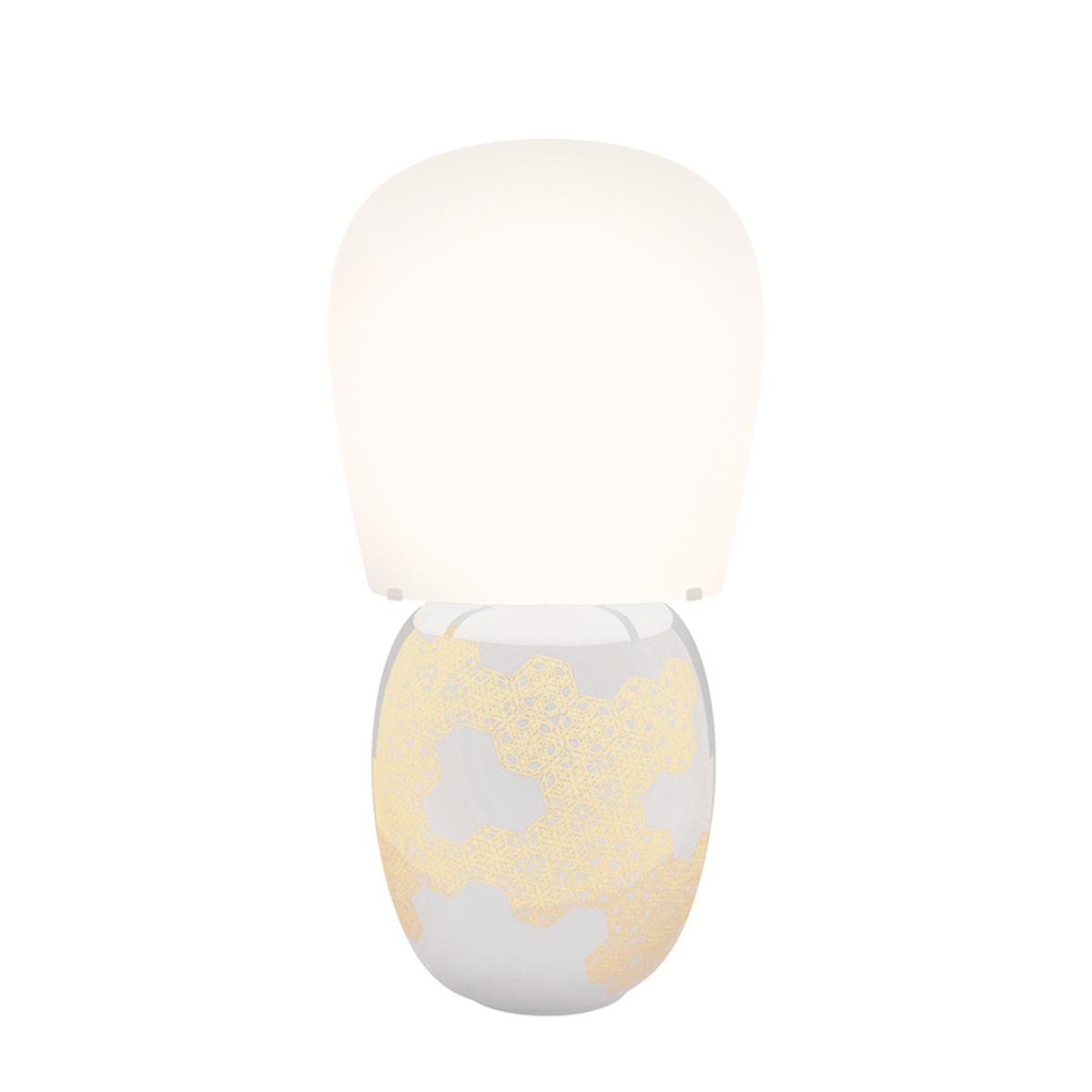 Kundalini Hive Tischleuchte, weiß