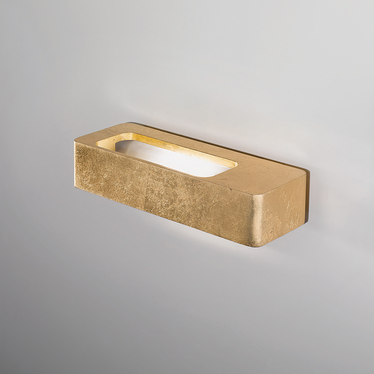 Icone Lingotto LED Wandleuchte, Blattgold
