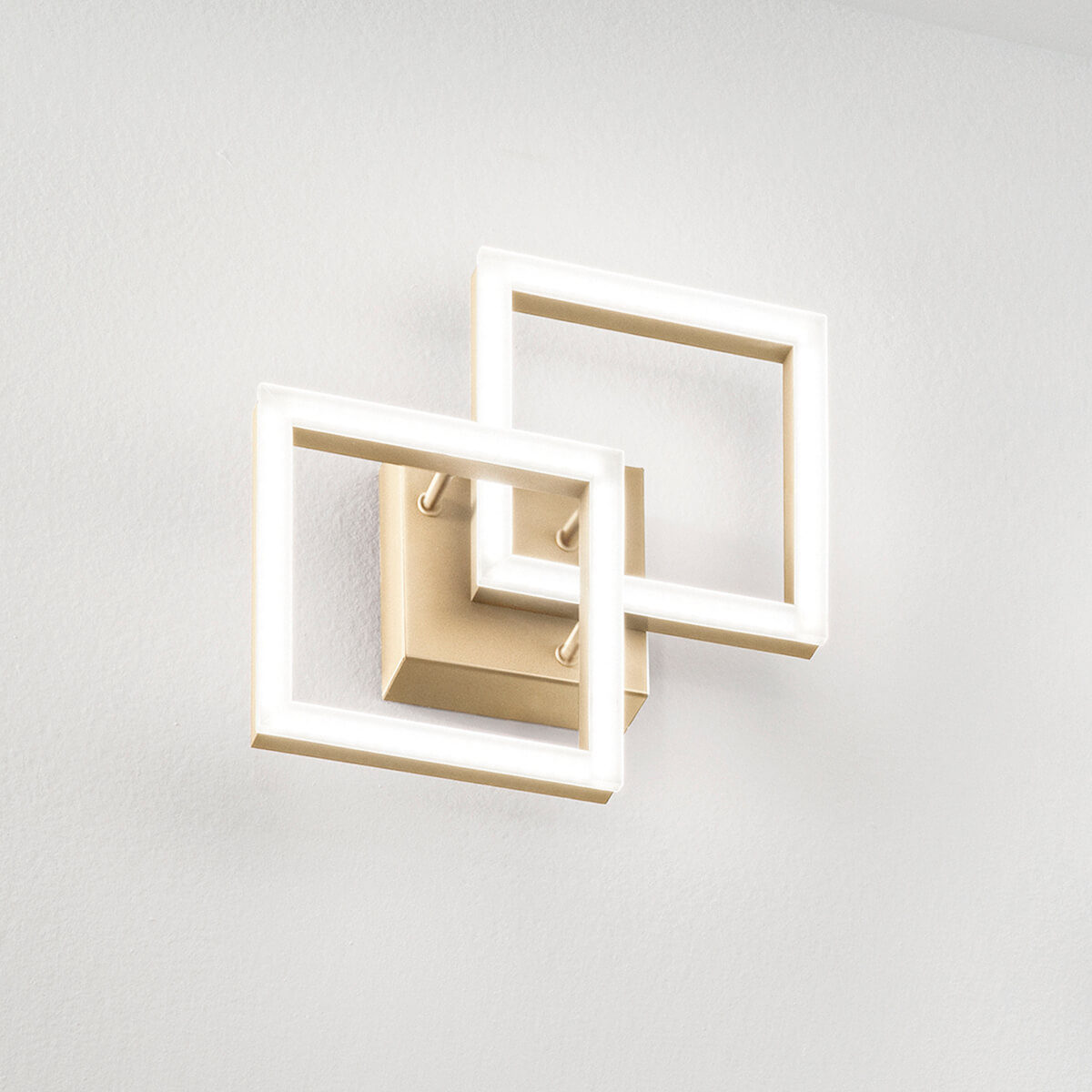Fabas Luce Bard 3394-28 LED Wand- / Deckenleuchte, Gold edelmatt