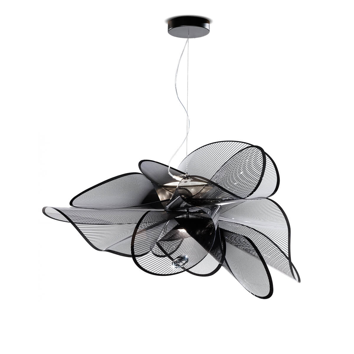 Slamp La Belle Étoile LED Suspension, medium, Ø: 73 cm, black (schwarz)