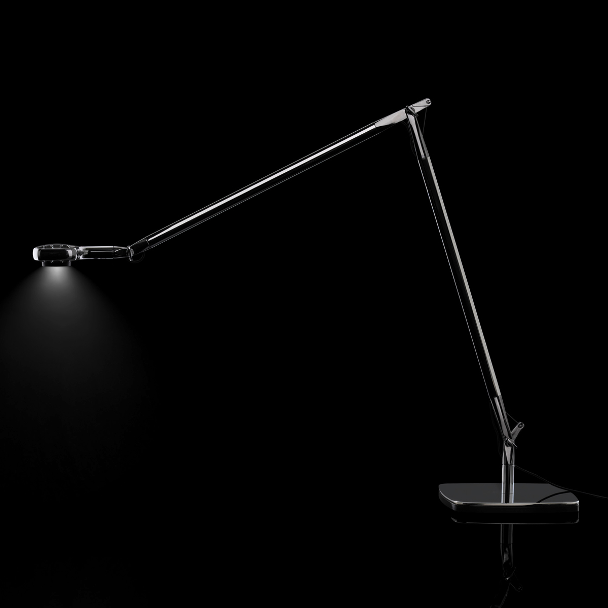 Luceplan Otto Watt Tavolo, Aluminium poliert