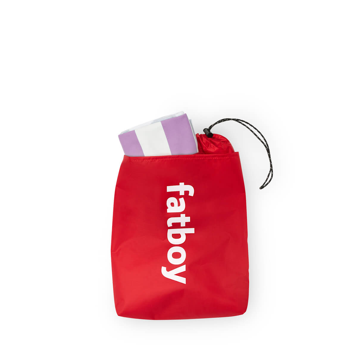 Fatboy Beach Baggy Strandtuch mit Kopfkissen, Lilac (fliederfarben), Tasche (inbegriffen)