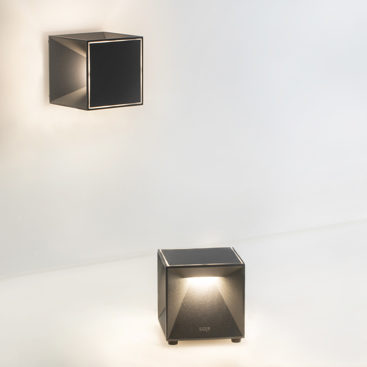 Sigor Nutalis mini LED Akkuleuchte / Akku-Wandleuchte, graphitgrau (©Leuchtenland.com)