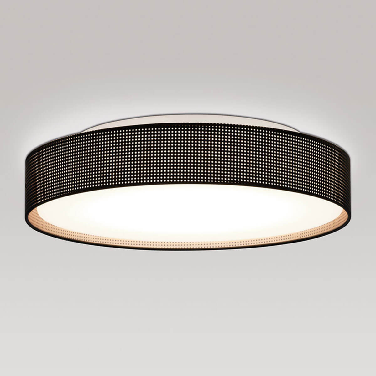 Peill+Putzler Varius X Deckenleuchte, Ø: 47 cm, außen: schwarz / innen: Gold