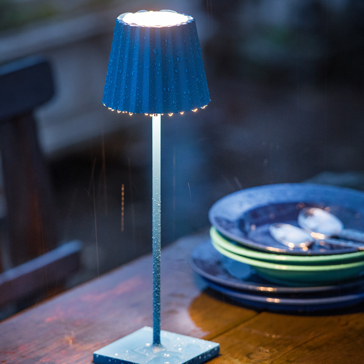 Sompex Troll 2.0 LED Akkuleuchte, blau