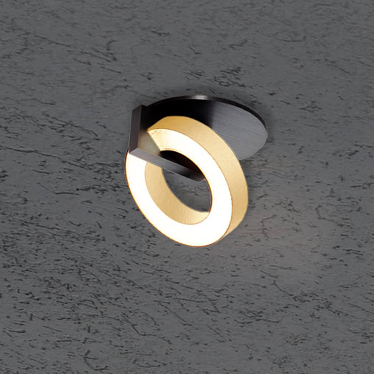 schwarz / Gold eloxal