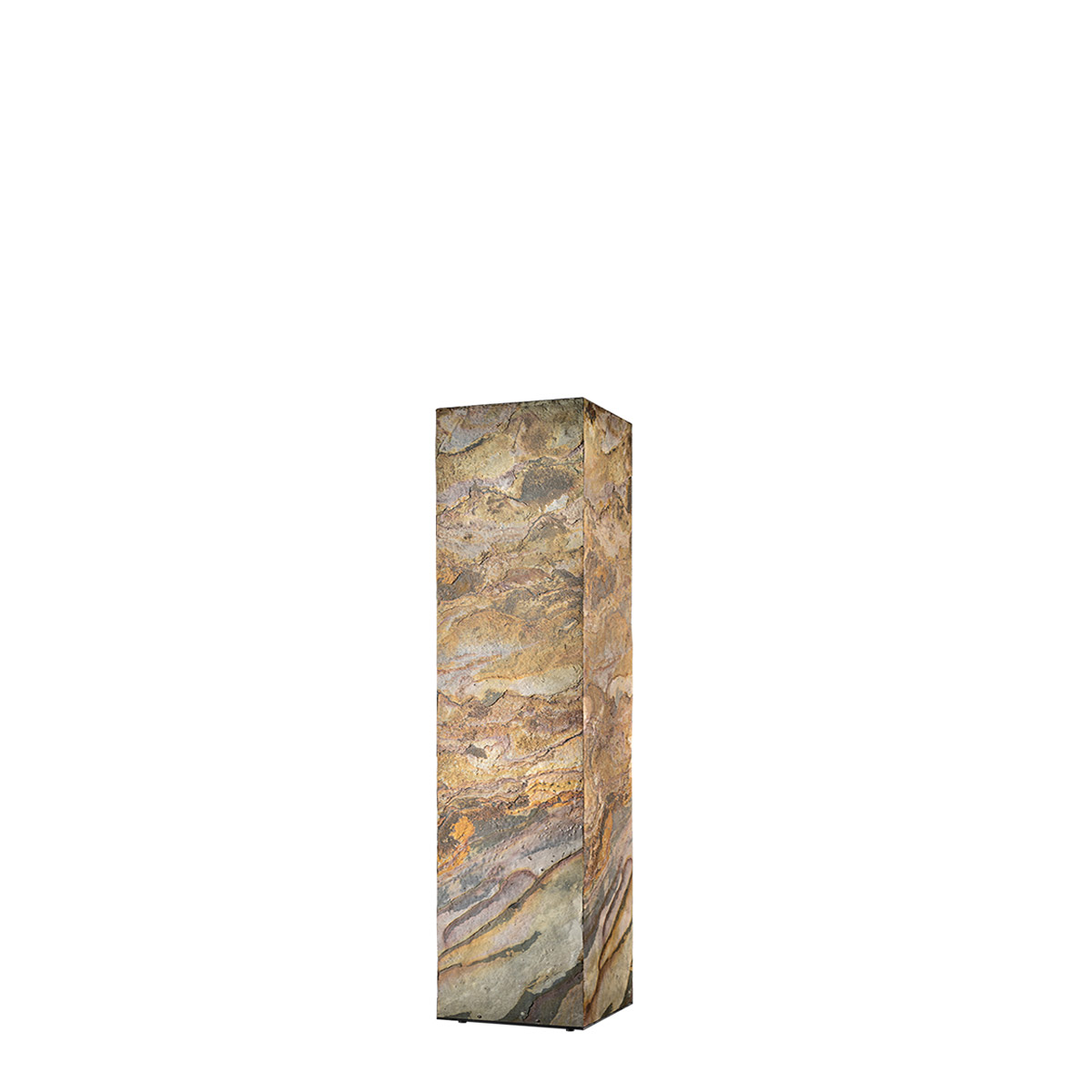 Epstein-Design Eifel im Herbst LED Stehleuchte / Lichtsäule, Höhe: 35 cm, Schiefer