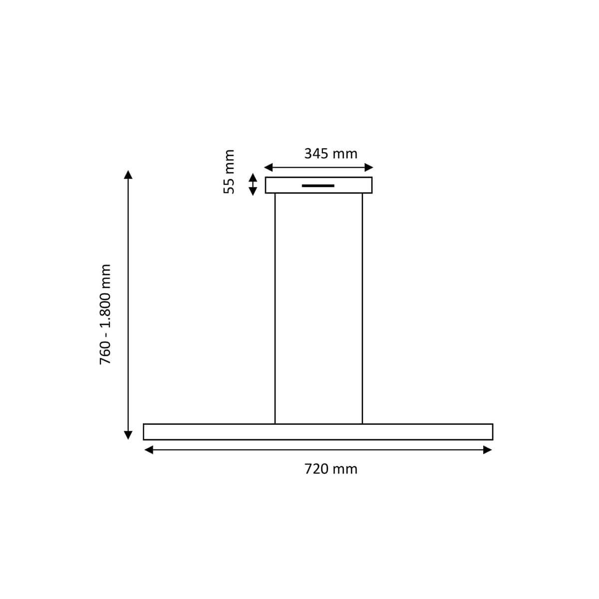 Linda-72 LED Pendelleuchte