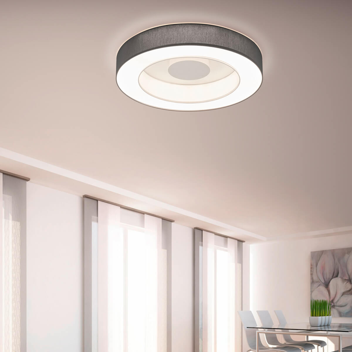 Lomo LED Deckenleuchte, Ø: 65 cm mit Casambi-Modul