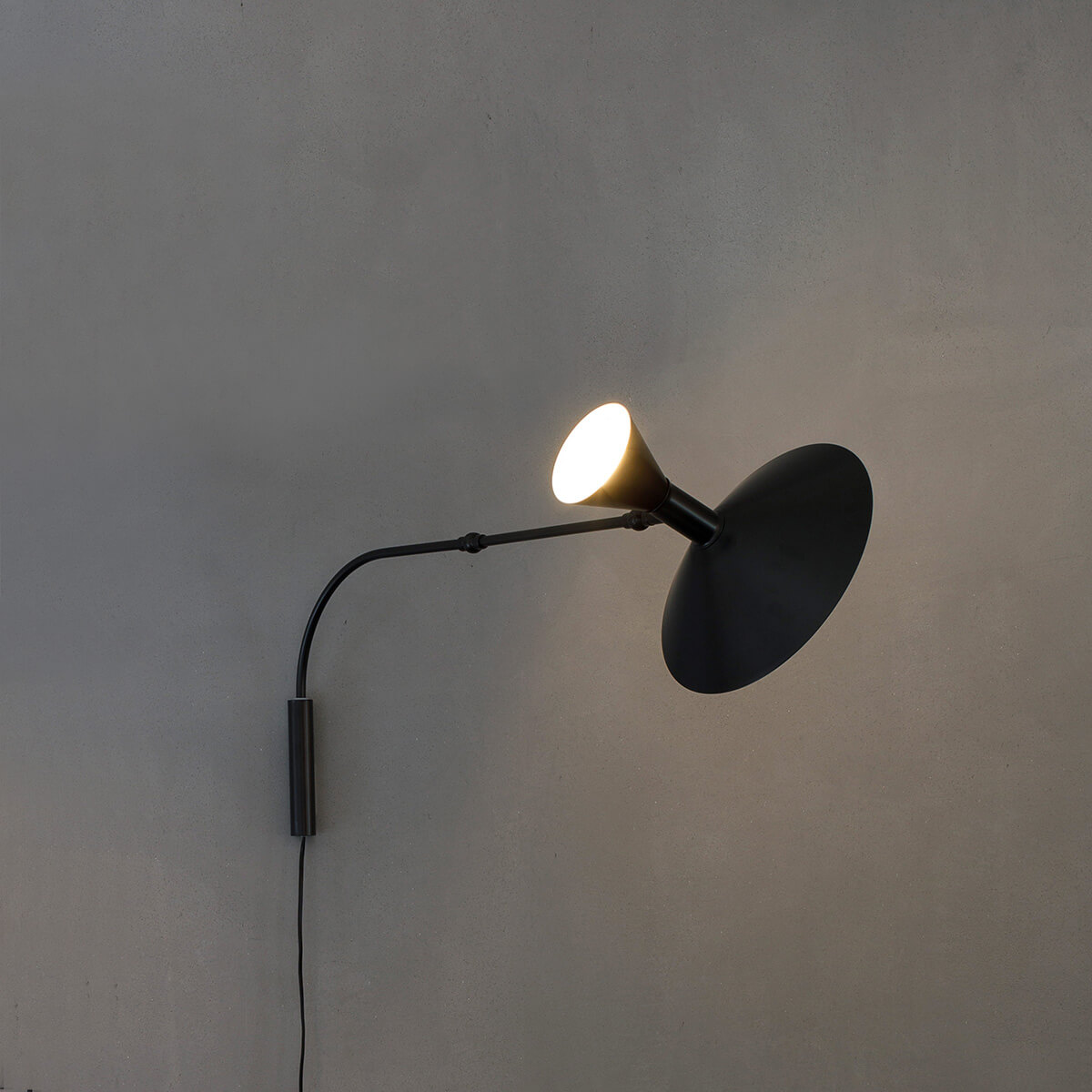 Nemo Mini Lampe de Marseille Parete, schwarz matt