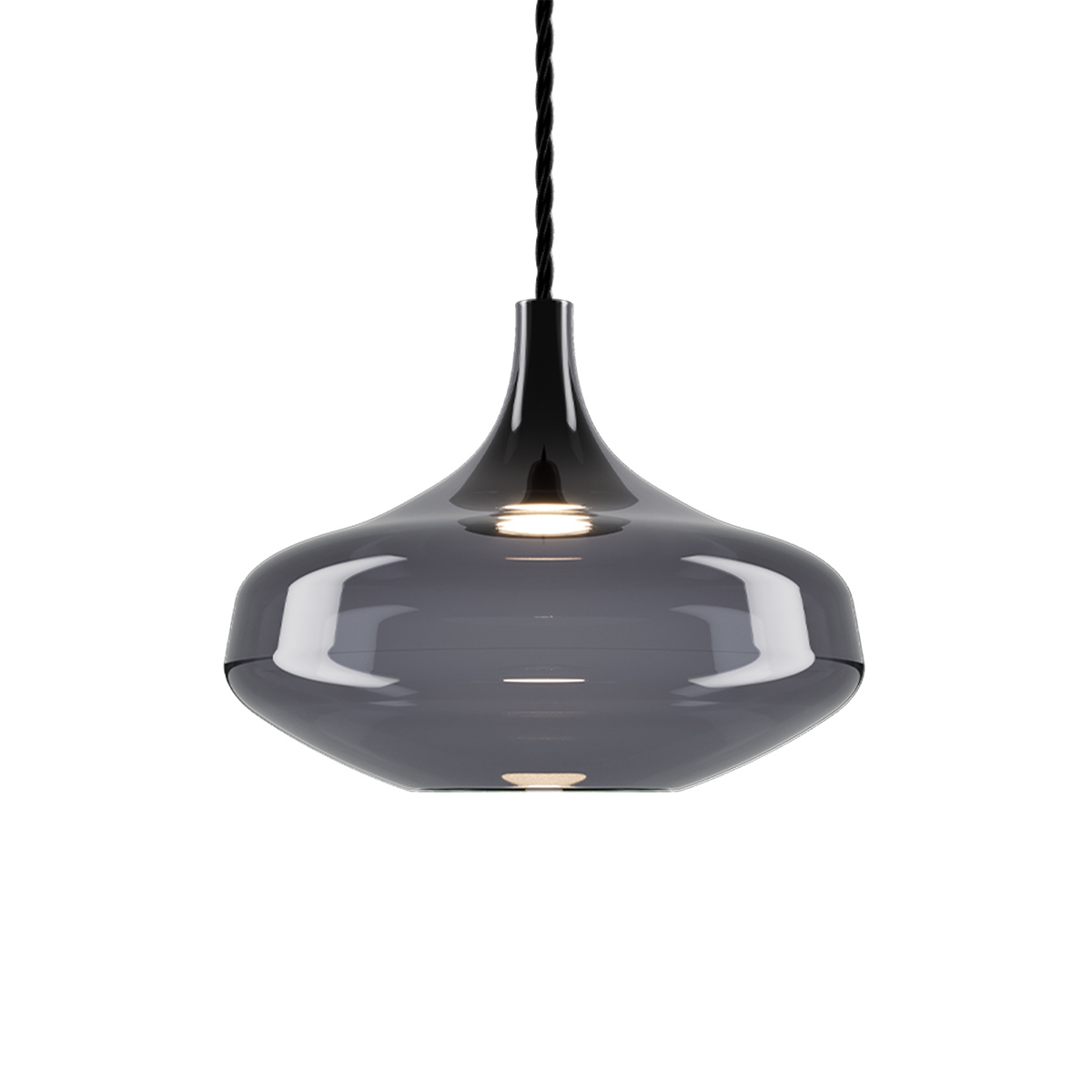 black / smoked glass